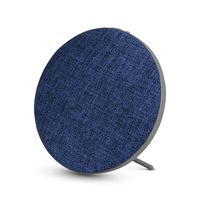 Portable Wireless Bluetooth Speaker with High Sound Quality,Bookshelf Desktop Fabric Speakers, Loud Volume,Rich Bass,Microphone,Hands-Free Calling,AUX Input,Suitable for Indoor&Outdoor(Blue)