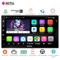 [New] ATOTO A6 2DIN Android Car Navigation Stereo - 2X Bluetooth & Phone Fast Charge - PRO A6Y2721PR-G Gesture Operation - Car Entertainment Multimedia Radio,WiFi,Support 256G SD &More