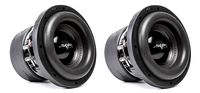 (2) Skar Audio ZVX-8 D4 8" 900W RMS Dual 4 SPL Car Subwoofer