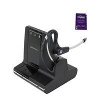 Plantronics Savi W730 Wireless Headset Bundle with Headset Advisor Wipe (Renewed)