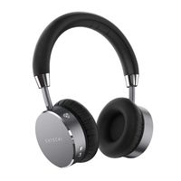 Satechi Aluminum Bluetooth Wireless Headphones with 3.5mm Audio-Out Jack for iPhone 6, Samsung Galaxy S6 and More Smartphones and Tablets - Features Enhanced Bass (Space Gray)