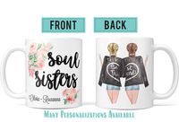 Pretty Phoxie Sister Coffee Mug Sister Mug Soul Sister Mug Personalized Friends Mug Best Friend Gifts Distance Best Friend Birthday Gifts Best Friend Gifts Personalized Best Friend Gifts