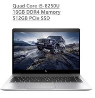 2019 HP Elitebook 840 G5 14" IPS Full HD FHD (1920x1080) Business Laptop (Intel Core i5-8250U, 16GB DDR4 RAM, 512GB PCIe NVMe M.2 SSD) Backlit, Type-C Thunderbolt, B&O Audio, HDMI, Windows 10 Pro