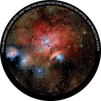 Stellar Nursery Blooms into View disc for Uncle Milton Star Theater Pro/Nashika NA-300 Home Planetarium