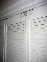 Safety Innovations Complete Deluxe Bi-fold Door Lock - (2- Pack) - Made from Unbreakable Clear Polycarbonate