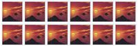 3dRose Volcanic Chain series of islands - Greeting Cards, 6 x 6 inches, set of 12 (gc_19233_2)
