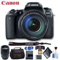 Canon 1892C002 EOS 77D DSLR Camera with 18-135mm USM Lens (International Model) Deluxe Bundle