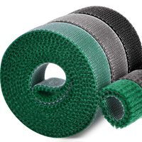 Fastening Tapes Hook and Loop Reusable Straps Wires Cords Cable Ties - 1/2" Width, 40" Length (Three-Colour (40" x3))