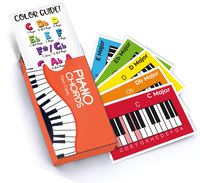 Made With Tone Piano Chords Flash Cards, a Great Gift for Music Lovers and Beginner Musicians! All The Major Chords and Notes for Keyboard!