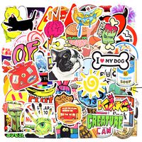 Graffiti Waterproof Vinyl Laptop Stickers Bomb Hydro Flasks Skateboard Decals(100 Pcs)