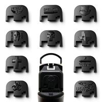 MakerShot 3D Aluminum Slide Cover Plate - Glock 42 (Punisher Skull)