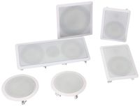 Acoustic Audio HD516 in-Wall/Ceiling Home Theater Surround 5.1 Speaker System