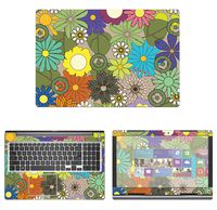 decalrus - Protective Decal Floral Skin Sticker for Dell Inspiron 15 i5570 / 5570 (15.6" Screen) case Cover wrap DEinspironi5570-108