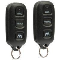 Key Fob Keyless Entry Remote fits 1999-2009 Toyota 4Runner / 2001-2007 Sequoia (HYQ12BBX w/Panic, Set of 2)
