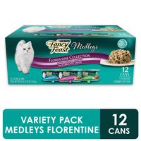 (24 pack) Purina Fancy Feast Gravy Wet Cat Food Variety Pack, Medleys Florentine Collection - (2 Packs of 12) 3 oz. Cans