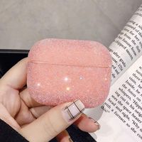 PHEZEN AirPods Pro Case,Glitter Case for AirPods Pro Case Cover,Women Girls Sparkly Shiny Glitter Bling Diamond Hard Case Shockproof Protective Case for AirPods Pro 2019 Charging Case,Orange