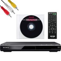 Sony DVPSR210P DVD Player - AV Cable - NeeGo Lens Cleaner