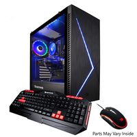 iBUYPOWER Pro Gaming PC Computer Desktop Slate2 116i (Intel Core i7-9700F 3.0Ghz, AMD Radeon RX 5700 XT 8GB, 16GB DDR4-2666 RAM, 1TB HDD, 480GB SSD, WiFi Included, Windows 10, VR Ready) Black