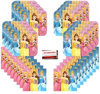 Disney Princess Dream Big Birthday Party Supplies Bundle Pack for 16 Guests Aurora Cinderella Belle (Plus Party Planning Checklist by Mikes Super Store)