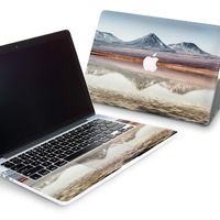 ZizzStore MacBook Hard Case and Keyboard Decal Set Protective Hard Shell with Vinyl Sticker Around Keyboard for (Pro 13 (A1706 & A1708 & A1989) 2018, Mirror Mountains)