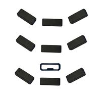 Replacement Band Keeper Fastener Ring for Garmin Vivosport Band Keeper (Pack of 10) Silicone Non-Slip Security Loop for Garmin vívosport Smart Activity Tracker (Style1-10pcs)