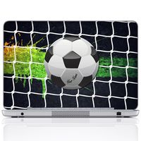 Meffort Inc Personalized Laptop Notebook Notebook Skin Sticker Cover Art Decal, Customize Your Name (14 Inch, Soccer)