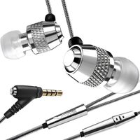 V-MODA Vibe Duo In-Ear Noise-Isolating Metal Headphone with Universal One-Button Mic (Chrome) (Discontinued by Manufacturer)