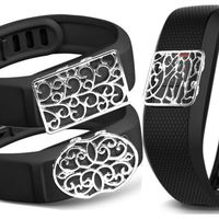 all4fit Fashion Fitness Band Bling Jewelry Accessory Charm for Garmin vivofit 3/2 / 1 hr vivosmart hr Activity Tracker (ONLY Bling Accessory, no Bands, NO TRACKERS)