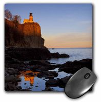 3dRose LLC 8 x 8 x 0.25 Inches Mouse Pad, Split Rock Lighthouse Two Harbors Minnesota Chuck Haney (mp_91374_1)