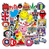 Vinyl Stickers, 100Pcs Water Bottle Stickers for Hydro Flask Cute Waterproof Trendy Aesthetic Stickers for Teens Girls, BTS Stickers for Laptop Phone Motorcycle Guitar Travel, Cool Stickers Pack E