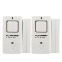 Doberman Security Magnetic Trigger, Sturdy, Compact Security Alarm, White (SE-0180W-2PK)