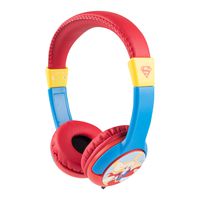 Super Girl HP2-09393C Kid Safe Headphone, Recommended for Ages 3-10, Tangle Free Cord, Wired Connectivity, Volume Limiting Technology, Cushioned Ear Cups and Adjustable Head Strap