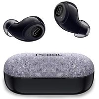 PEBBL True Wireless Earbuds Bluetooth 5.0 Noise Cancelling Earphones with Touch Sensor Controls
