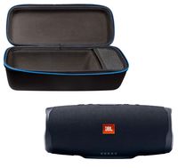 JBL Charge 4 Portable Waterproof Wireless Bluetooth Speaker Bundle with divvi! Charge 4 Protective Hardshell Case - Black