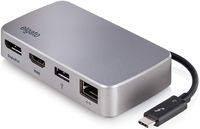 Elgato Thunderbolt 3 Mini Dock - with built-in Thunderbolt cable, 40 Gb/s, dual 4K support, USB 3.1 Gen 1, Gigabit Ethernet