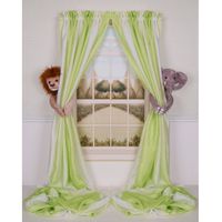 Curtain Critters ALELLN230510COL Plush Safari Elephant and Lion Collector Set
