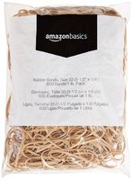 AmazonBasics Rubber Bands, Size 33 (3-1/2 x 1/8 Inch), 600 Bands/1 lb. Pack, 3-Pack