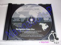 GM 2003-2006 Cadillac Escalade Navigation DVD Map Update p/n: 22846887 10.4 + Car Keychain Key Fob Engine