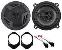 Rockville 5.25" Front Speaker Replacement 4 2001-2005 Ford Explorer Sport Trac