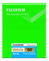 Fujifilm reversal film Fujichrome Velvia 50 4x5" 4x5 color 20 sheets