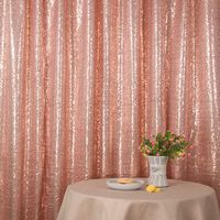 Eternal Beauty Sequin Photography Backdrops Thick Shiny Photo Booth Background(Rose Pink,10Ftx10Ft)