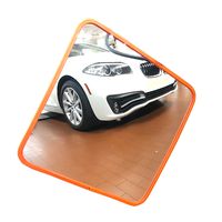 Convex Mirror with Magnet Mount