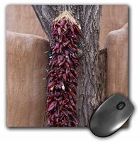 3dRose LLC 8 x 8 x 0.25 Inches Mouse Pad, Ristra on House, Rob Tilley (mp_92949_1)