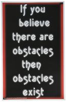 Youth Change Workshops Overcome Obstacles Motivational Poster & gt (Poster #599)