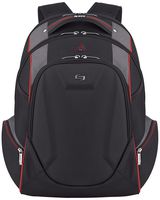 Solo Launch 17.3 Inch Laptop Backpack with Hardshell Front Pocket, Black