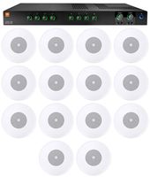 JBL CSMA240 Restaurant/Bar/Cafe 2x40w Amplifier 4ohm/8ohm/70V/100V+(14) Speakers