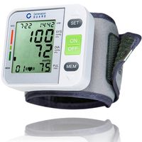 Clinical Automatic Blood Pressure Monitor FDA Approved by Generation Guard with Large Screen Display Portable Case Irregular Heartbeat BP and Adjustable Wrist Cuff Perfect for Health Monitoring