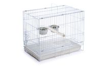 Prevue Hendryx Travel Bird Cage 1305 White, 20-Inch by 12-1/2-Inch by 15-1/2-Inch