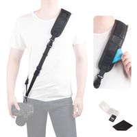 Double Zippered Rapid Fire Camera Shoulder Strap Quick Release