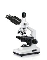 Vision Scientific VME0007-TT-100-LD Trinocular, 10x WF & Pair of 25x WF Eyepieces, 40x-2500x Magnification, LED Illumination, Coaxial Coarse & Fine Focus, 1.25 NA Abbe Condenser, Mechanical Stage